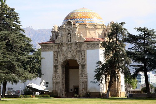 A hidden jewel and a must see is the Portal of the Folded Wings Shrine to Aviation, built in 1924 as the entrance to Pierce BrothersValhalla