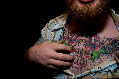 dragon chest tattoos for men
