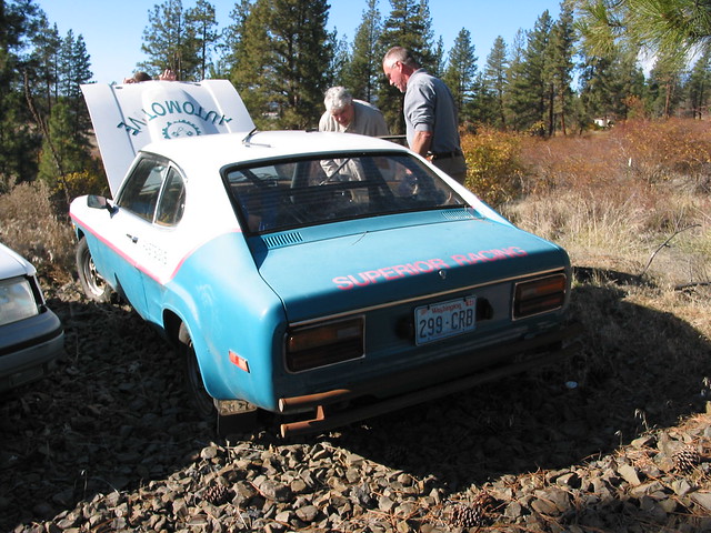 1973 Capri ex Rally Car This ex rally car was sitting in central Oregon a