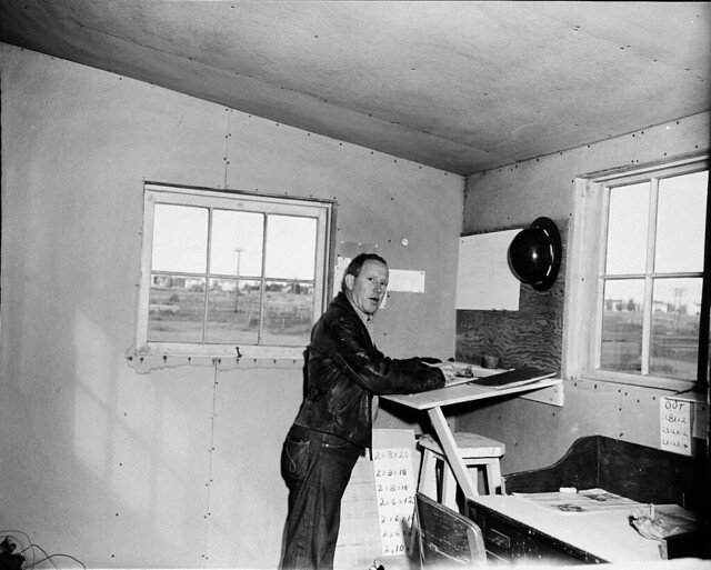 1950 TONY PRINCE AT WORK AND AS A CLOWN