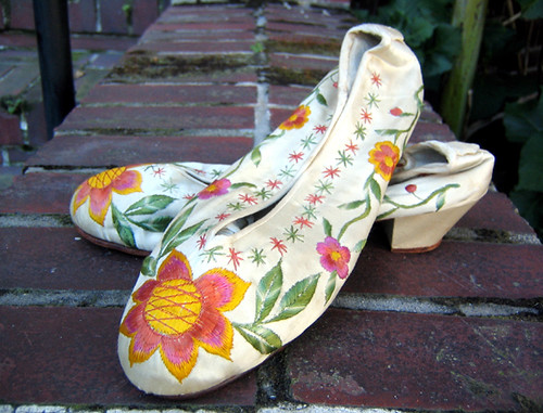My Parent 39s Handmade Hippie Wedding Vintage Bridal Shoes