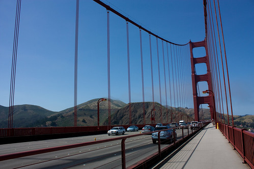San Francisco - On the Golden Gate Bridge