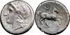 15/1 #0649-70 didrachm-litra coinage,  Apollo Horse star Didrachm, 19mm, 6g96