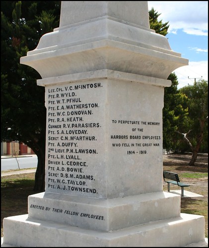 South Australian Harbors Board WWI Memorial