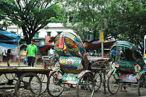 Dhaka is known as the rickshaw capital of the world, Bangladesh by Wonderlane