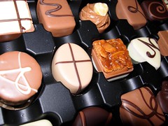 chocolates in a box