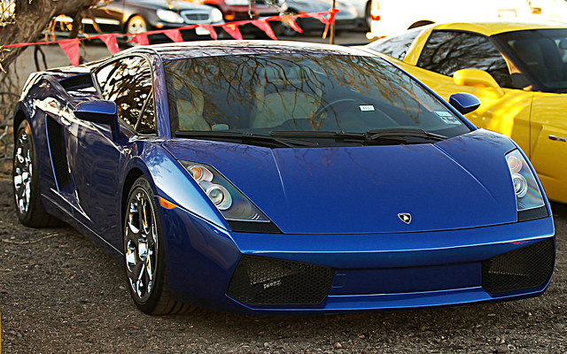 Blue Lamborghini Gallardo wwwotisblankcom