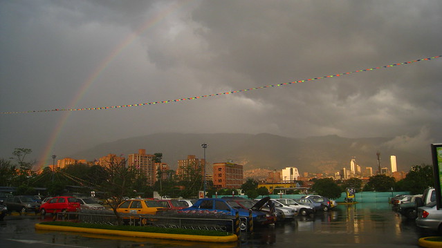Rainbow Over Central Medellin