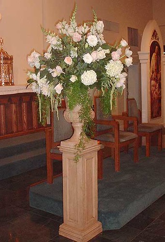 Wedding flower arrangement Wedding Flowers For Church