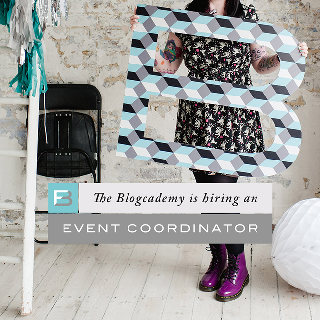 We're Looking For An Event Coordinator!