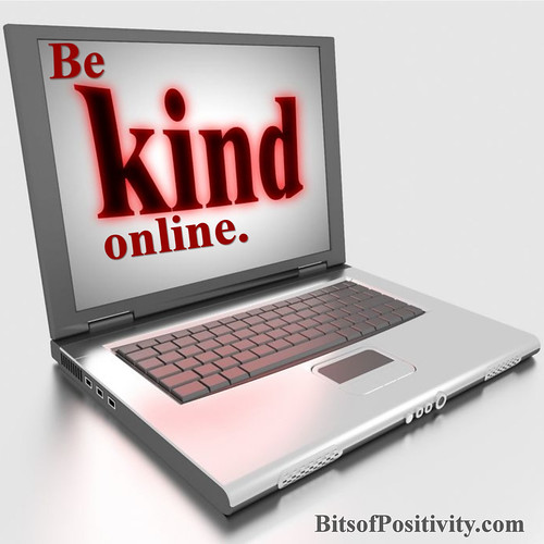 Be Kind Online Word Art Freebie