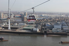 ExCEL (top right) from Emirates Airline cable car