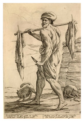 003- El carnicero- 1660-Giuseppe Maria Mitelli--© Trustees of the British Museum
