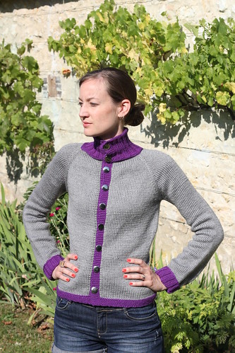 Almost Shapely Old Lady Pocketed Cardigan