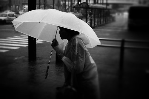 White Umbrella. by daveweekes68
