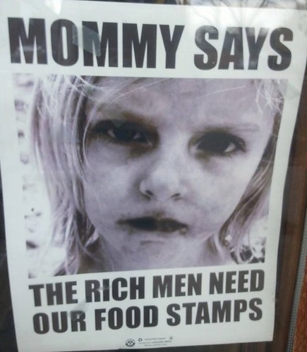 rich men need our food stamps