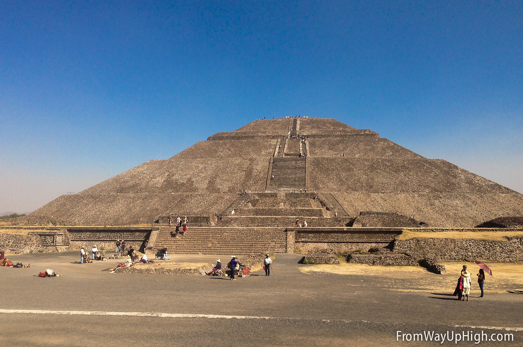 The Pyramid of the Sun at Mexico's Teotihuacan