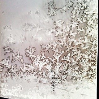 Ice Ice Baby #snow #snowflakes #ice #window #newengland