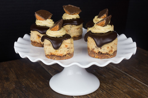 Butterfinger Peanut Butter Cup Cheesecakes #ThatNewCrush #Shop