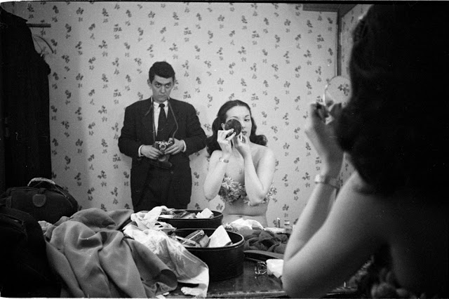 Stanley Kubrick self portrait with showgirl Rosemary Williams 1948
