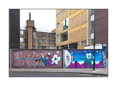 Street Art (Mowscodelico), East London, England.