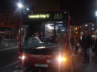 London United OV66 on Route 283, Hammersmith
