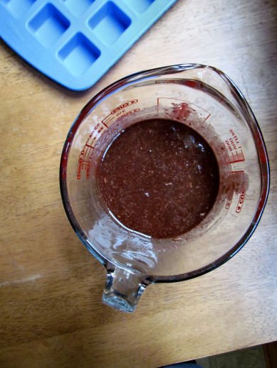 Melted Chocolate Coconut Oil Mix