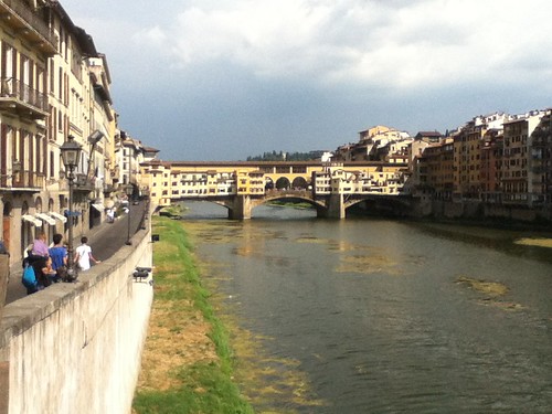 The Ponte Vecchio bridge in Florence, Tuscany 