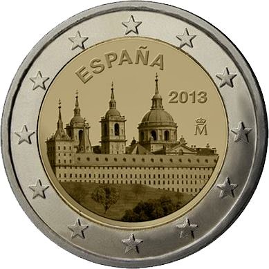2 Euro Španielsko 2013, El Escorial
