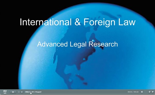 International and Foreign Law