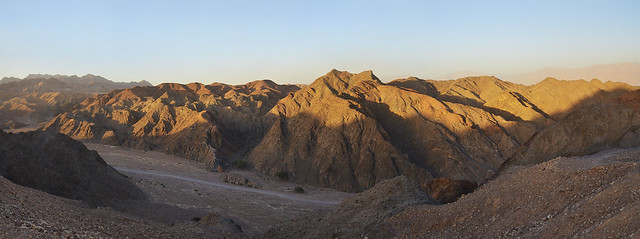 Panoramica del desierto de Néguev