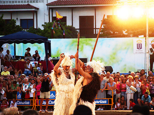 Guanches Goatherds at Fiesta in Honour of the Virgen de la Candelaria, Tenerife