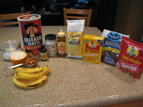Breakfast Cookie Ingredients
