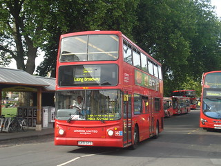 London United TA211 on Route 65X, Ealing Broadway