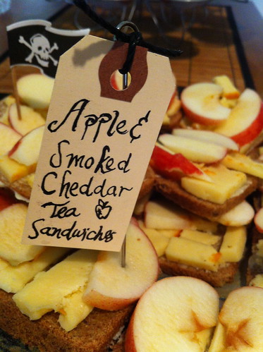 Apple & Smoked Cheddar Tea Sandwiches