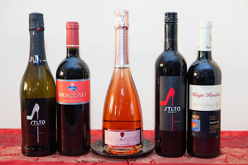 Various Italian wines