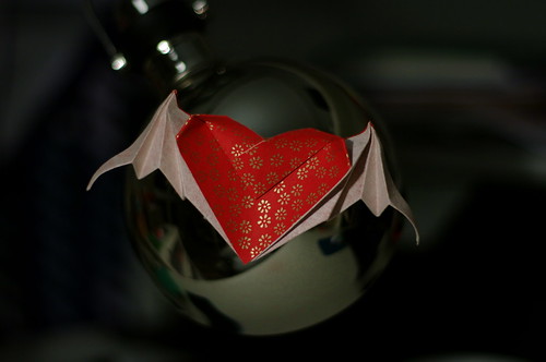 Bat-Winged Origami Heart
