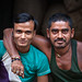 Two friends in Kolkata, India.