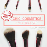 Chic cosmetics 7 piece brush set review