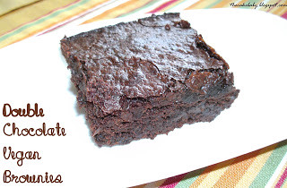 Double Chocolate Vegan Brownies from The Cake Baby
