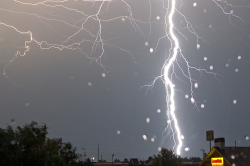 Lightning Strike, Post Falls Idaho