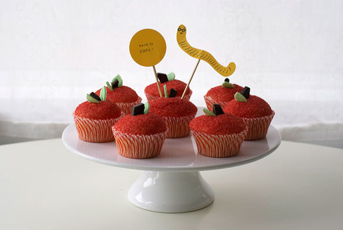 apple cupcakes tutorial!