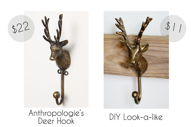 Anthropologie Deer Hook Look a Like