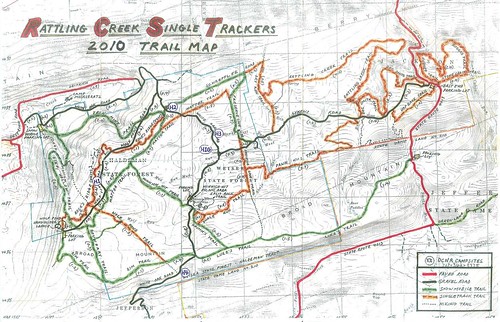 rattling creek map