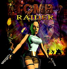 Tomb Raider 1 PS1 Cover - Sharp Con 1 1200p