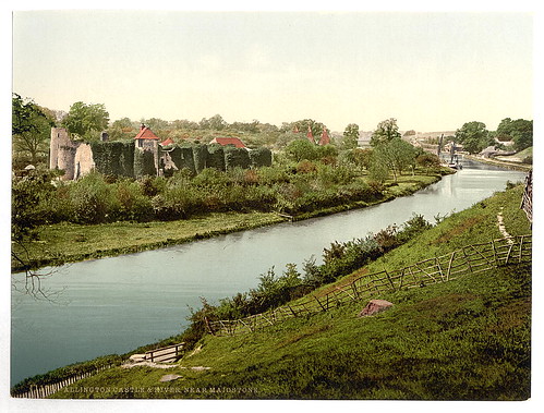 [Allington Castle and river, near Maidstone, England]  (LOC) by The Library of Congress