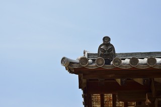"Onigawara(tile with the figure of a devil)" of Yakushi-ji temple 2013.