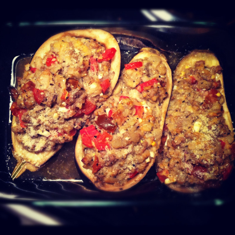 stuffed eggplants | things i made today