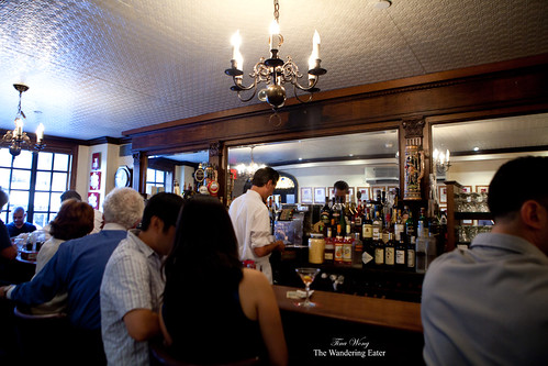At the bar of Peter Luger