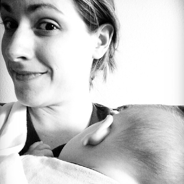 It's a baby-wearing kind of afternoon.